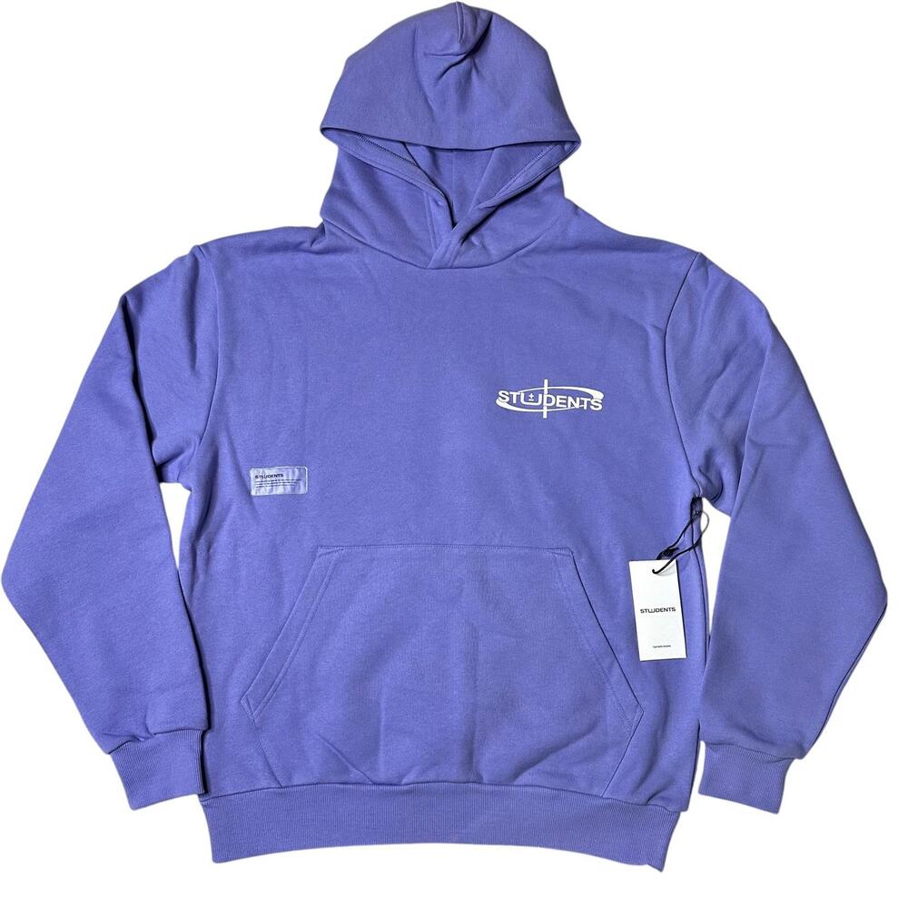NWT Students 1st Team Pullover Hoodie Graphic Purple Unisx M